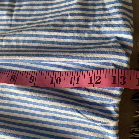NWOT | Michael Kors | Cold Shoulder | Blue & White Stripe | Long Sleeve Top | S… - Picture 9 of 14